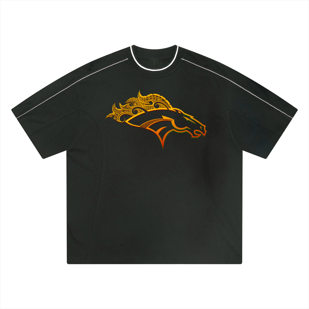 BRONCOS SUMMER 7S 2026 - Unisex OS Contrast  T-Shirt