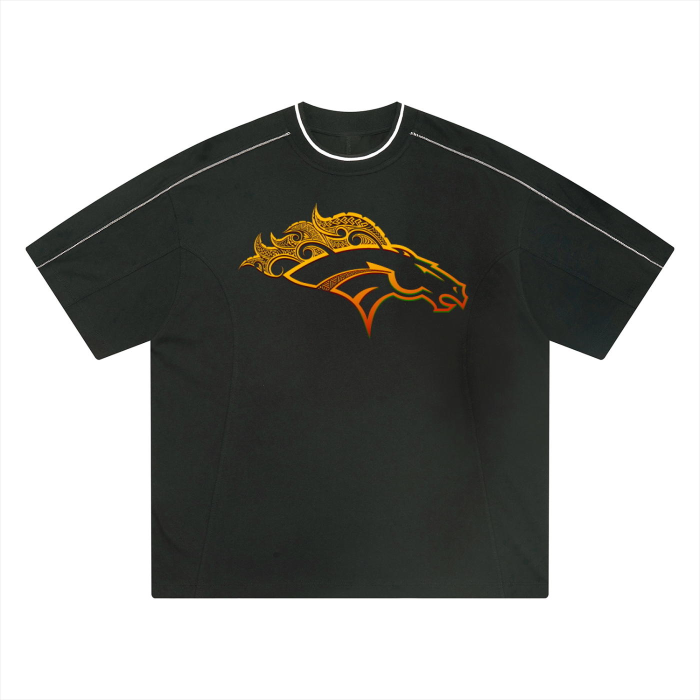 BRONCOS SUMMER 7S 2026 - Unisex OS Contrast  T-Shirt